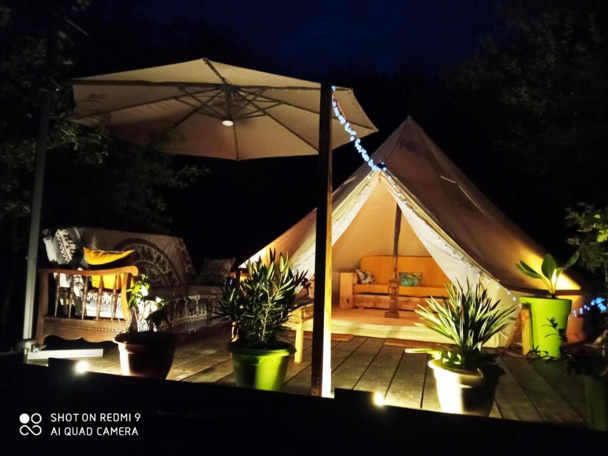 Tente Safari Lodge Dans Foret Luxuriante Vielle-Tursan Exterior foto