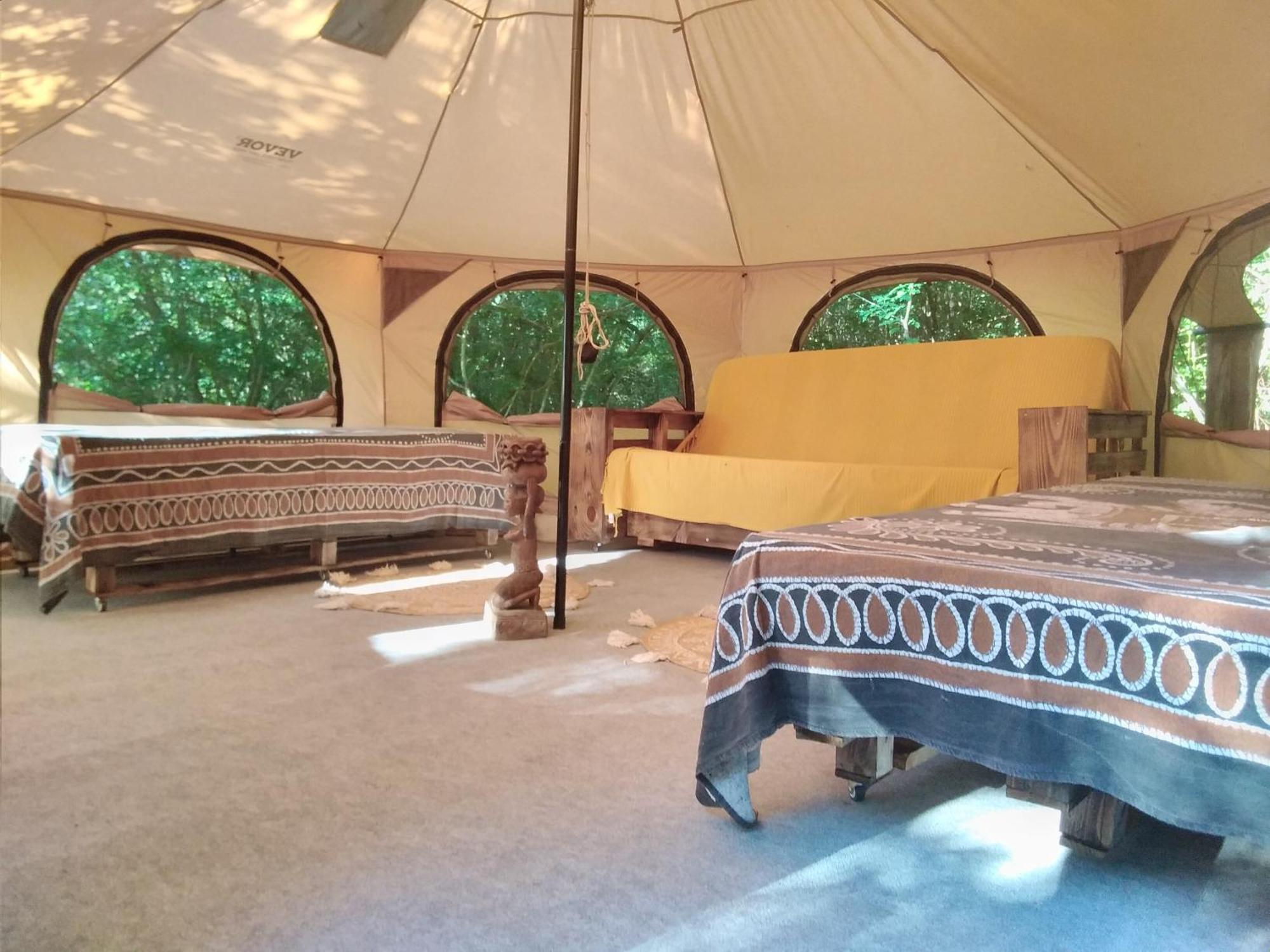 Tente Safari Lodge Dans Foret Luxuriante Vielle-Tursan Exterior foto